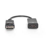 Digitus 4K DisplayPort auf HDMI Adapter / Konverter schwarz