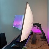 Ergotron HX Monitor Arm mit HD-Gelenk, Monitorhalterung schwarz, für ultrabreite Curved Monitore