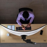 Ergotron HX Monitor Arm mit HD-Gelenk, Monitorhalterung schwarz, für ultrabreite Curved Monitore