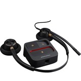 HP Poly EncorePro HW520 Binaurales Headset + Quick Disconnect schwarz, Noise Cancelling-Mikrofon