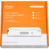 Hewlett Packard Enterprise Aruba Instant On 1430 8G 64W PoE, Switch 