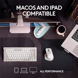 Logitech MX Master 3S für Mac, Maus hellgrau, 7 Tasten, Bluetooth, optimiert für das Apple-Ökosystem