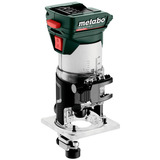 Metabo FMV 18 LTX BL 8 (601742840) Akku-Kantenfräse, 18 Volt, Oberfräse grün/schwarz, ohne Akku und Ladegerät, in metaBox