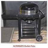 Napoleon Holzkohle Kugelgrill PRO22K in Rollwagen, Holzkohlegrill schwarz, Ø 57cm