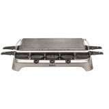 Tefal Raclette-Grill Pierrade PR457B grau/schwarz, 1.350 Watt, für 10 Personen