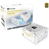 Thermaltake Dockpower FI 1200W Snow, PC-Netzteil weiß, 1x 12-Pin High Power GPU, 5x PCIe, Kabelmanagement, 1200 Watt