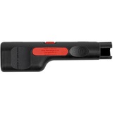 Wiha Abisolier- und Montagewerkzeug, für Koaxialkabel mit F-Stecker, Abisolier-/ Abmantelungswerkzeug schwarz/rot, bis Ø 8mm