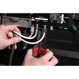Wiha Abisolier- und Montagewerkzeug, für Koaxialkabel mit F-Stecker, Abisolier-/ Abmantelungswerkzeug schwarz/rot, bis Ø 8mm