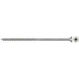 fischer Spanplattenschraube PowerFast II 6,0x140 Senkkopf TX 100 Stück, mit Teilgewinde, Edelstahl A2