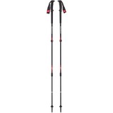 Black Diamond Trekkingstöcke Trail Pro, Fitnessgerät schwarz/rot, 1 Paar, 105-140 cm