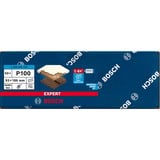 Bosch Professional Expert M480 Netzstruktur-Schleifblatt 93 x 186mm, K100 50 Stück, für Schwingschleifer