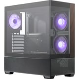 Cooler Master Elite 690 Wood, Tower-Gehäuse schwarz/holz, Tempered Glass x 2