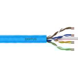 Digitus Professional Cat.6a U/UTP Verlegekabel simplex, B2ca blau, 305 Meter Easy Pull Box