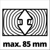 EINHELL Zug-Kapp-und Gehrungssäge TC-SM 254, Kapp- und Gehrungssäge rot/schwarz, 1.800 Watt