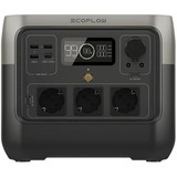 EcoFlow RIVER 2 Pro, tragbare Powerstation schwarz/grau, 768Wh, X-boost 1.600W, LFP-Akku