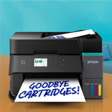 Epson EcoTank ET-3950, Multifunktionsdrucker schwarz, Scan, Kopie, USB, LAN, WLAN, Duplex (Druck)
