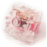 Keychron Gateron Aliaz Silent Tactile (80 Gf) Switch-Set, Tastenschalter pink/transparent, 110 Stück