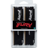 Kingston FURY DIMM 16 GB DDR5-5600 (2x 8 GB) Dual-Kit, Arbeitsspeicher schwarz, KF556C36BBEK2-16, Beast, AMD EXPO