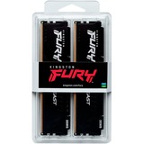 Kingston FURY DIMM 32 GB DDR5-6400 (2x 16 GB) Dual-Kit, Arbeitsspeicher schwarz, KF564C32BBK2-32, FURY Beast, INTEL XMP