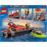 LEGO 60373 City Feuerwehrboot, Konstruktionsspielzeug 