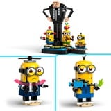 LEGO 75582 Minions Gru und die Minions aus LEGO Steinen, Konstruktionsspielzeug 