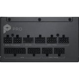 MSI PRO A1000PL PCIE5 1000W, PC-Netzteil schwarz/weiß, 1x 12-Pin High Power GPU, 3x PCIe, Kabelmanagement, 1000 Watt