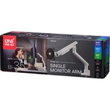 ONE FOR ALL Universal-Monitorarm DM 7120, Monitorhalterung weiß, für 33 - 89cm (13" - 35") Monitore