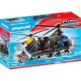 PLAYMOBIL 71149 City Action SWAT-Rettungshelikopter, Konstruktionsspielzeug 