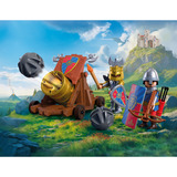 PLAYMOBIL 72115 Knights Schusswaffe Löwenritter, Konstruktionsspielzeug 
