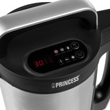 Princess Suppenkocher Family XL 214002, Wasserkocher edelstahl/schwarz