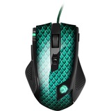 Sharkoon Drakonia Gaming Mouse, Gaming-Maus grün/schwarz, Retail