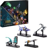 Spin Master League of Legends - Diecast 4er Waffenset, Spielfigur Thresh, Darius, Jinx und Garen, mit Standfüßen