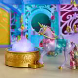 Spin Master Unicorn Academy -  Stall Spielset, Spielgebäude  inkl. Brunnen mit Licht- und Soundeffekten