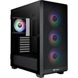 Thermaltake S250 ARGB , Tower-Gehäuse schwarz, Tempered Glass