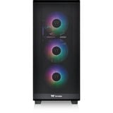 Thermaltake S250 ARGB , Tower-Gehäuse schwarz, Tempered Glass