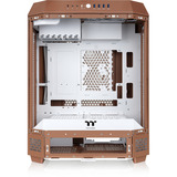 Thermaltake The Tower 600 Mocha Mousse, Tower-Gehäuse hellbraun, Tempered Glass x 3