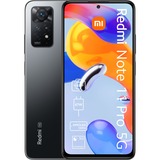 Xiaomi Redmi Note 11 Pro 5G 128GB, Handy Stealth Black, Android 11, Dual SIM, 8 GB LDDR4X