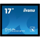 iiyama TF1734MC-B7X, LED-Monitor 43 cm (17 Zoll), schwarz, SXGA, TN, Touchscreen, IP65, HDMI