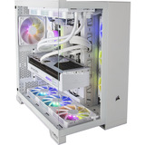 ALTERNATE Custom PC Series • iCUE Red Ice Madness Gaming-PC weiß/transparent, ohne Betriebssystem