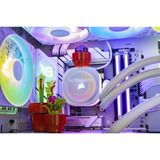 ALTERNATE Custom PC Series • iCUE Red Ice Madness Gaming-PC weiß/transparent, ohne Betriebssystem