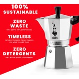 Bialetti Moka Express, Espressomaschine silber, 4 Tassen