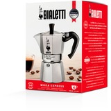 Bialetti Moka Express, Espressomaschine silber, 4 Tassen