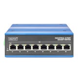 Digitus 8 Port Gigabit Ethernet, Switch blau