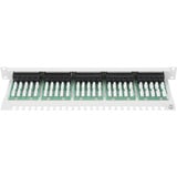 Digitus CAT 3 ISDN Patch Panel, ungeschirmt, 50 Port, Patchpanel grau, 1 HE