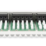 Digitus CAT 3 ISDN Patchpanel, ungeschirmt, 50 Port grau, 1 HE
