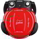 G3 Ferrari Delizia Pizzaofen G10006 rot, 1.200 Watt, für Pizza Ø 31cm