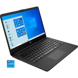 HP 14s-dq2252ng, Notebook schwarz, Windows 10 Home 64-Bit