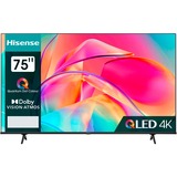 Hisense 75E77KQ PRO, LED-Fernseher 189 cm (75 Zoll), silber, UltraHD/4K, Triple Tuner, HDR10+, WLAN, LAN, Bluetooth, 120Hz Panel