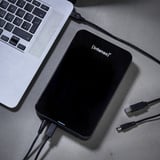 Intenso Memory Center 3,5" USB 3.0 8 TB, Externe Festplatte schwarz, USB-B 3.2 Gen 1 (5 Gbit/s)