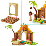 LEGO 43282 Disney Princess Vaianas Hütte und Boot, Konstruktionsspielzeug 